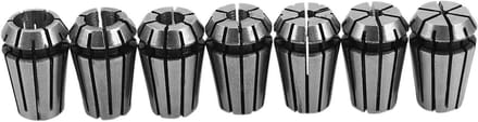 ER11 Collet Set - Spantang Set - CNC Frezen - Zelfontspannend Ontwerp - 1-7mm - Zilver