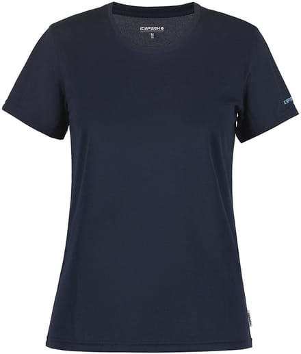 Icepeak Belfast T-shirt Met Korte Mouwen Blauw L Vrouw