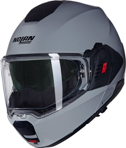 Nolan N120-1 Classico 303 Grijs Glossy Systeemhelm - Helm