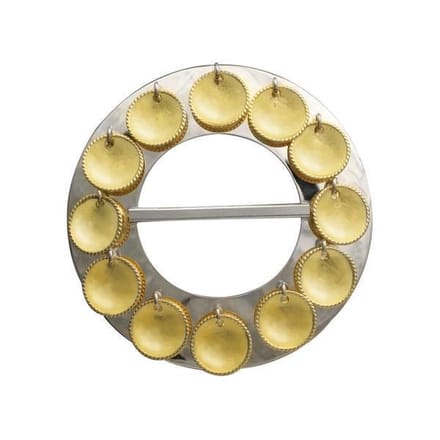 AuBor ®. Broche. Zilver. Risku 70 mm