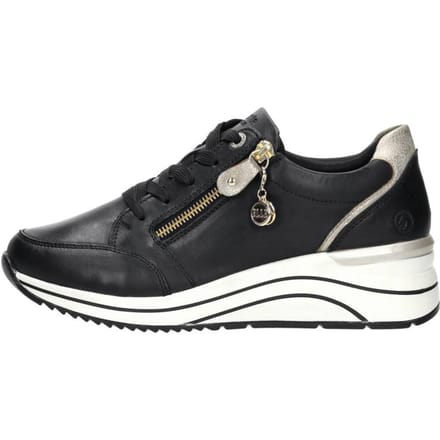 Remonte Wedge Sneakers zwart Synthetisch - Maat 42