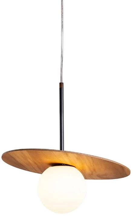 Accord Houten LED Hanglamp Orbit | 1X E27 Max 40W | Teak
