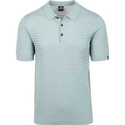 T-shirt Vanguard Knitted Poloshirt Arona Blauw