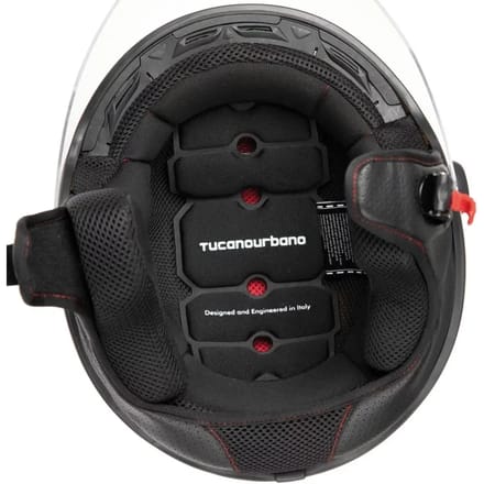 Interieur met kussentjes motorhelmen Tucano Urbano