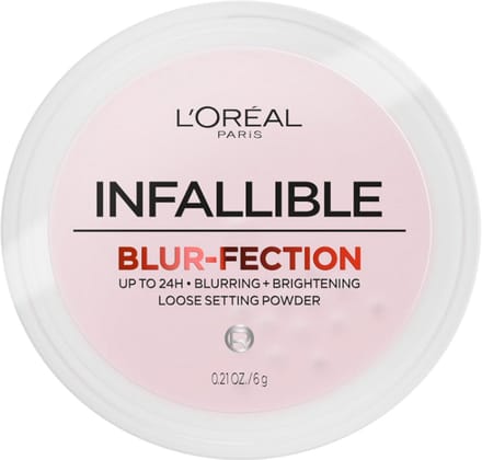 L'Oreal Paris Infallible Blur-fection 24HR Longwear Loose Setting Powder 10 Light Pink