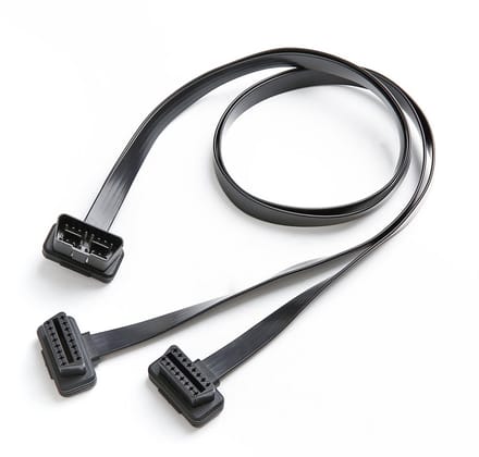 OBD II 16 Pin Splitter en Verlengkabel Adapter 1 Male 2 Female 30CM