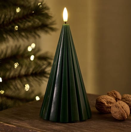 Sirius home - Laura Tree - Kerstboom - Ø9,5/H20cm - Groen - LED licht
