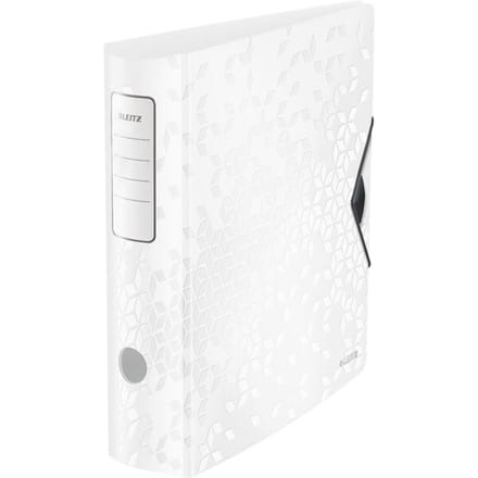 Leitz Active WOW Ordner - Capaciteit van 500 A4-Vel - Rugbreedte van 82mm - Wit