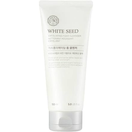 THE FACE SHOP White Seed Exfoliating Foam Cleanser 150ml beige