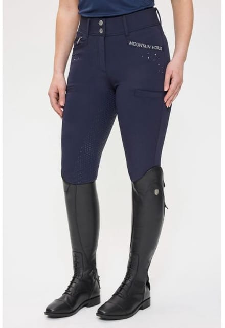 Mountain Horse Rijbroek Chantal Swarovski-Navy-36