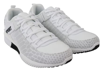 Plein Sport Heren Wit Polyester Adrian Sneakers Schoenen