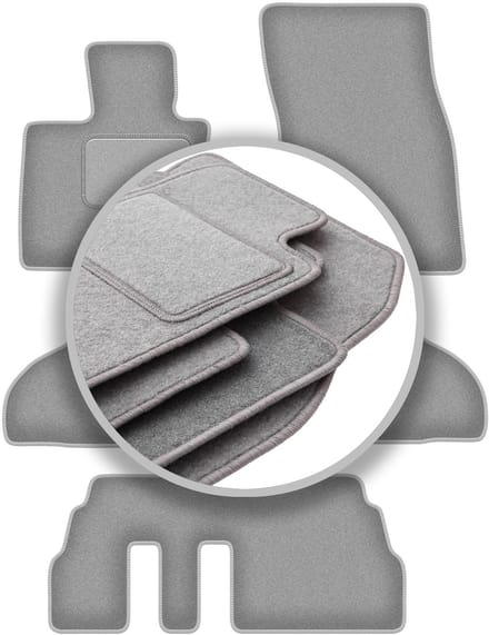 Automatten asgrijs voor: BMW X5 F15 7-zitter (2013-)