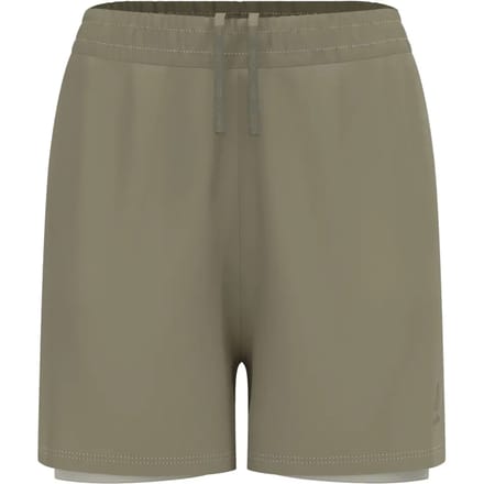 Odlo Essential 4in 2in1 Hardloopshorts Dames-Kaki