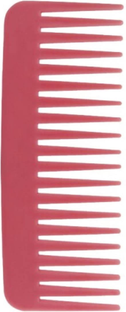 Cabantis Brede Kam 20 Tanden - Styling Tool - Wide Tooth Comb - Kapper Kam - Haar Accessoire - Roze