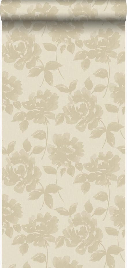 Origin Wallcoverings behang rozen warm beige - 53 cm x 10.05 m - 347032