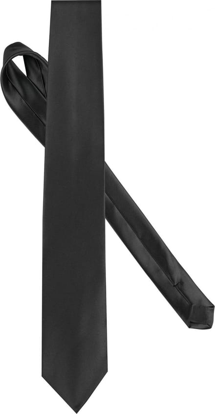 Stropdas Heren One Size Kariban Black 100% Polyester