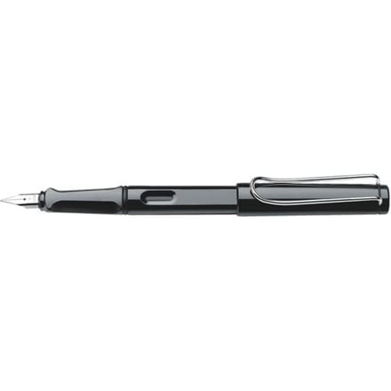 Lamy vulpen, model safari black met een medium blauwe vulling