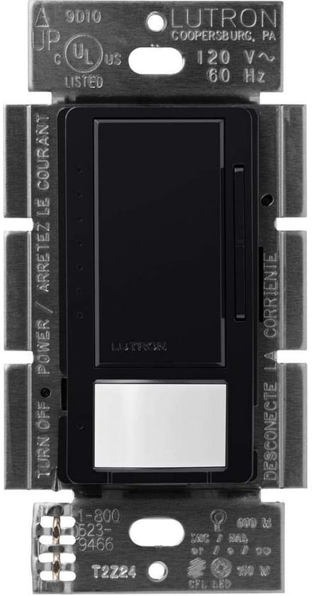 Draadloze LED Dimmer Schakelaar met Bewegingssensor - Geen Nuldraad Nodig - Zwart