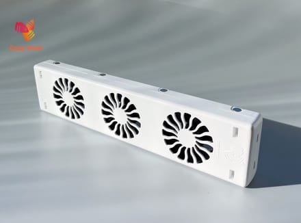 COZYVENT Radiator Ventilatoren single set - Next Generation Afstandsbediening & Display – Energiebesparende Radiator Booster