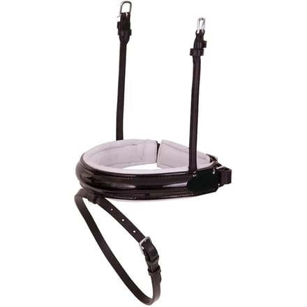Paardenneusriem in breed lakleer BR Equitation Pull-back Lacquer