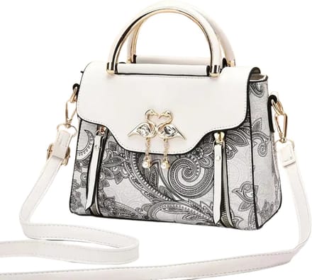 Bovista Handtas Dames - Schoudertas - School - Shopper - Schooltas - Werktas - Wit 3