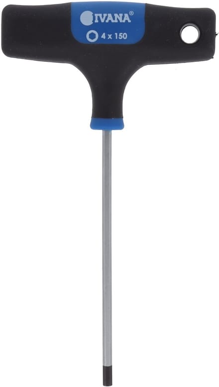 Ivana Stiftsleutel - Met T-greep - Zeskant - 4x150mm