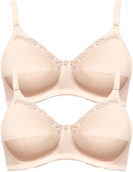 2-pack BH zonder beugel Cotton