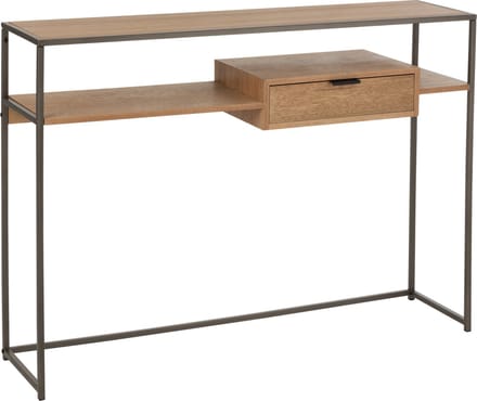 J-Line console 1 Lade - hout/metaal - naturel