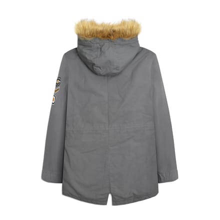 Lambretta Heren Sherpa gevoerde Parka (Graniet)