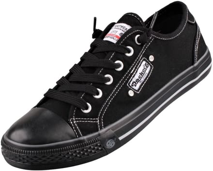 Dockers by Gerli dames canvas sneaker zwart