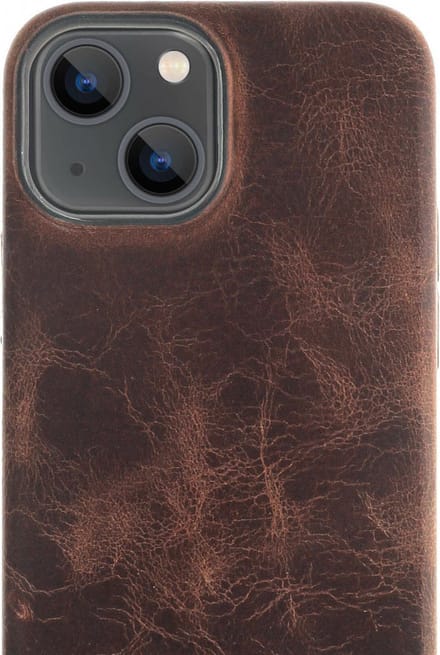 Minim Apple iPhone 13 Mini Hoesje Back Cover Hoesje Bruin
