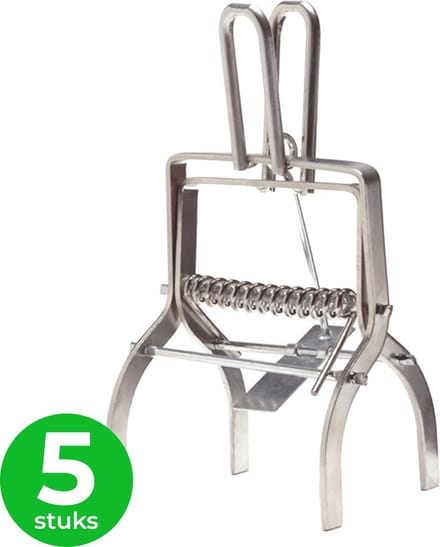VerminBuster Mollenklem - 5 Stuks - Mollenverjager - Professionele Mollenvallen - Mollenbestrijding