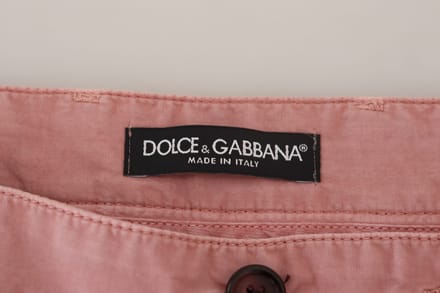 Katoenen Shorts Effen Stijl