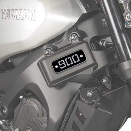 Motorfiets radiatorbeschermer nummerplaat 900 Barracuda Yamaha XSR900