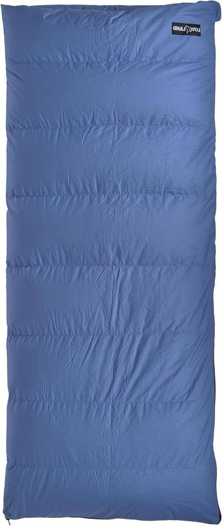 Deken slaapzak - Junior model - Kamperen en outdoor - Eendendons vulling - 160x70 cm - Blauw