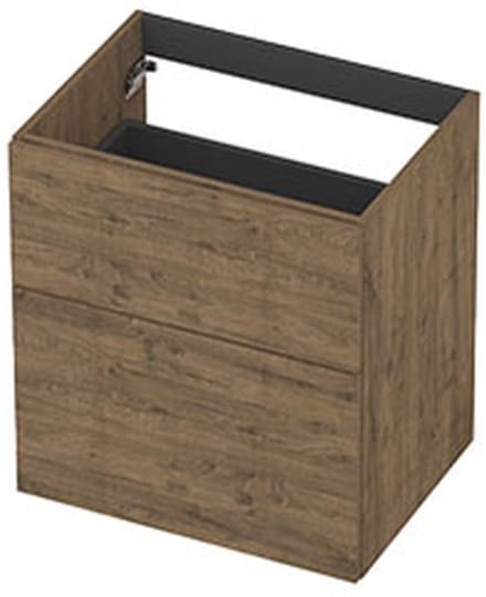 INK - Onderkast 2L A-sym Decor Tbv Grepen - 600x450x650 Mm - Naturel Eiken
