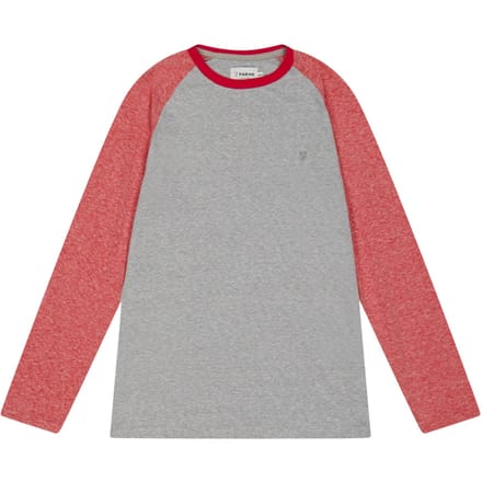 Farah Raglan-baseball-T-shirt voor kinderen (Oranje)