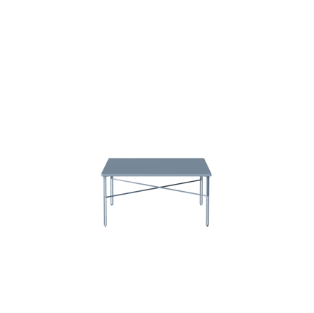NINE Inline salontafel vierkant - blue