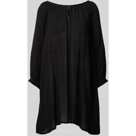 Blouseshirt van viscose in kreuklook