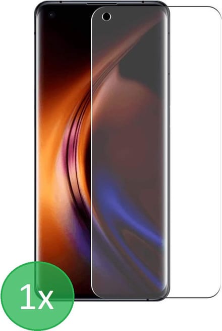 Geschikt Voor: Oppo Find X3 Lite - 1x Screenprotector - screen protector - glas - bescherm - beschermglas