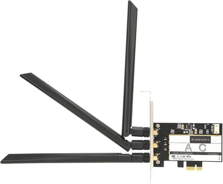 Draadloze Netwerkkaart - WiFi Adapter Bluetooth - Snel Internet Thuis - Hoge Snelheid 802.11ac - PCI Interface
