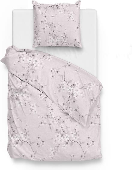 Zo!Home Nicolina Dekbedovertrek - Eenpersoons - 140x200/220 cm - Pink
