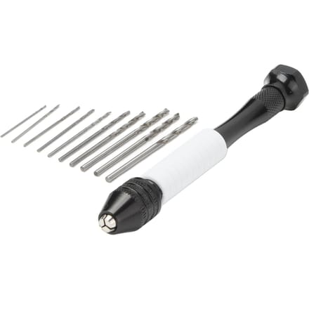 11-delige Handboor Diverse Boorbits Gereedschapsset Kit voor Hout Plastic Rubber