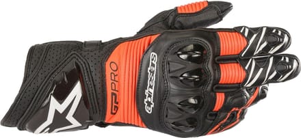 Alpinestars GP Pro R3 Zwart Rood Fluo - Handschoen