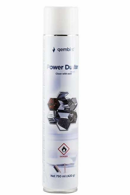 Gembird - Spuitbus met perslucht - Air duster spray compressed gas- 750ml- 1 stuk