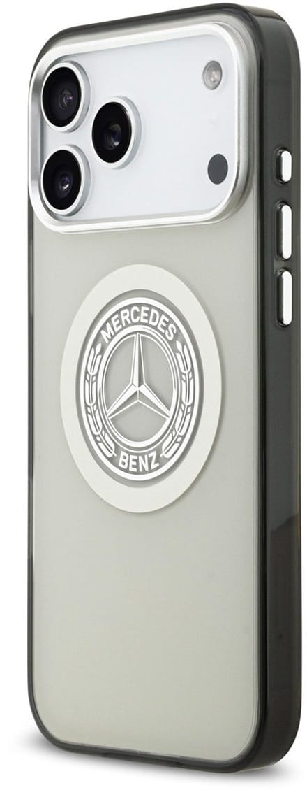 Mercedes-Benz Back Cover - iPhone 17 Pro Max - Grijs - Magsafe - Schokabsorberend - Vintage Logo