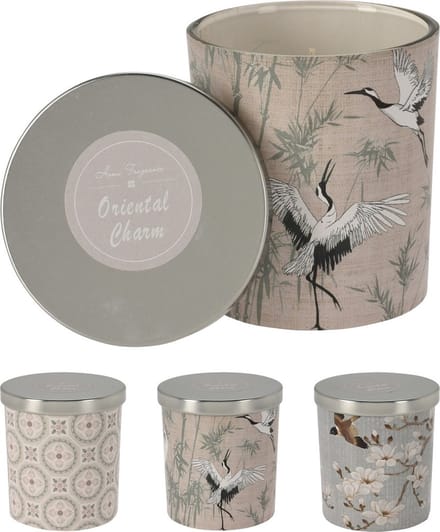 kaars - decoratief glas- per set van 3 - kaarsen - woondecoratie - kerst - kerstcadeautjes