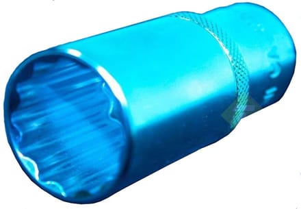 twaalfkant verlengdop - 20 mm - 1/2 duims aansluiting - lange dop - diepe dop