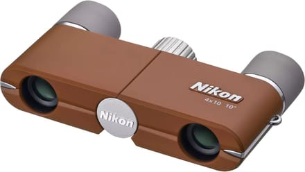 Nikon 4x10 compacte verrekijker - kleur AMBER BROWN