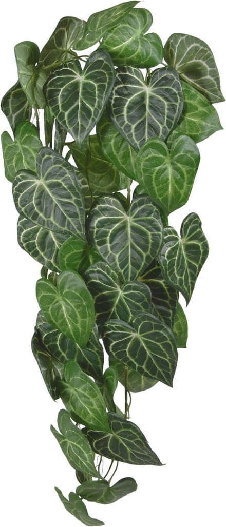 Anthurium Clarinervium kunst hangplant 80cm